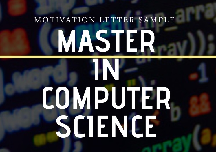 Motivation letter for a Master's in Computer Science Sample