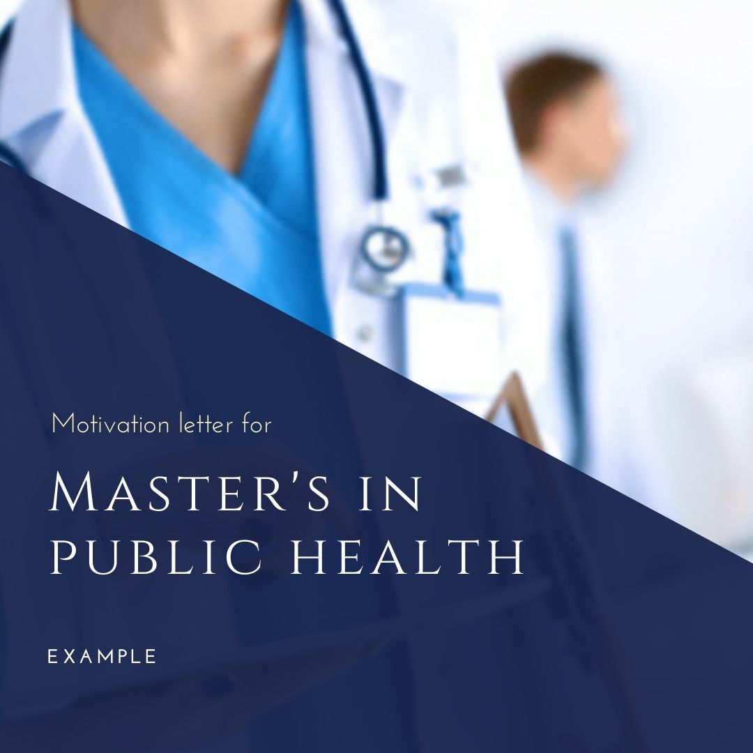motivation letter for masters of public health